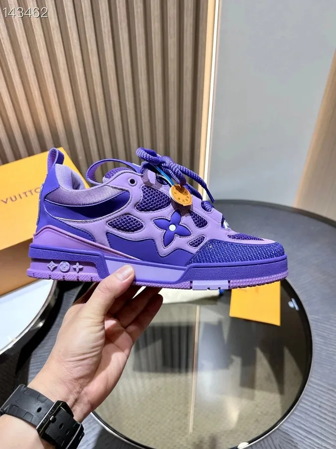 Louis Vuitton LV Skate Sneaker Purple loongbuy spreadsheet find