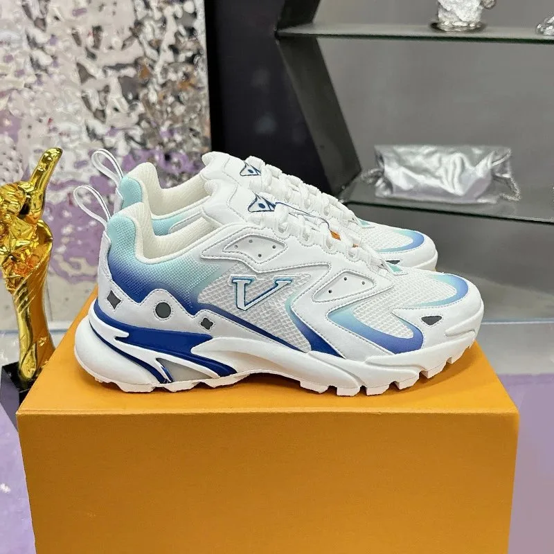 Louis Vuitton Runner Tatic Sneaker White Blue loongbuy spreadsheet find